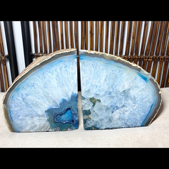AGATE Accessories - Agate BookEnds 📚Recalibrate with cool vibrations